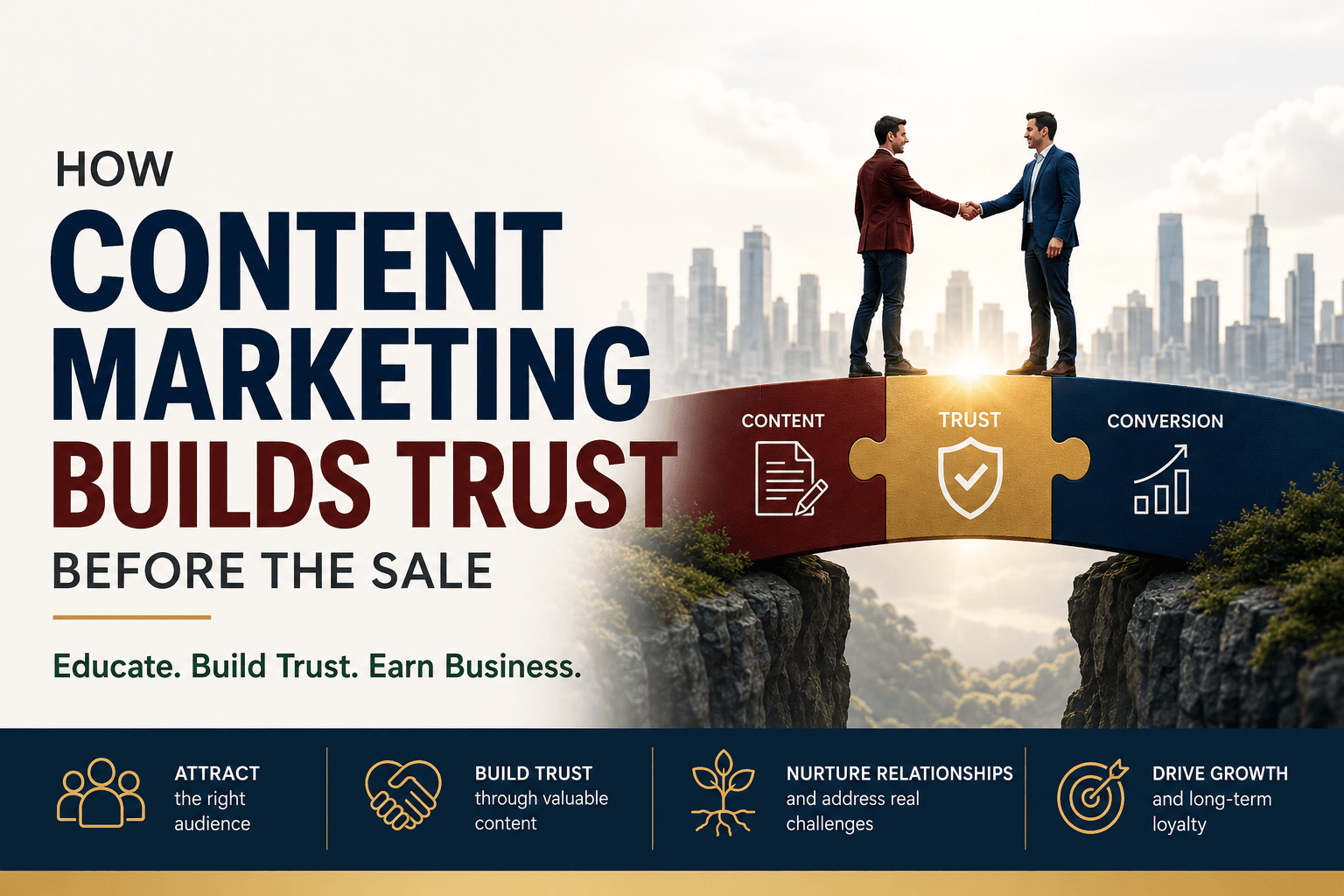 How Content Marketing Builds Trust Before the Sale
